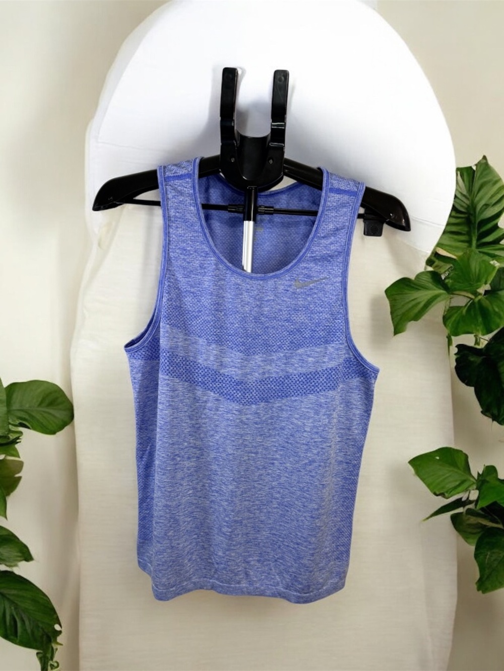 Nike Dri-FIT Running Tank Top Purple Heather Size M